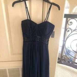 Navy High-Low Dress (Never Worn)